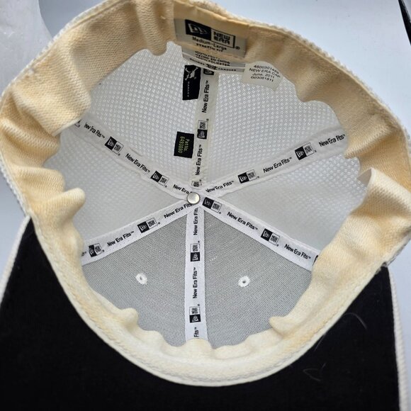 Oakley Silicon Bark Trucker Hat White Mesh Stretch Fit Medium Large Casual - Picture 7 of 10